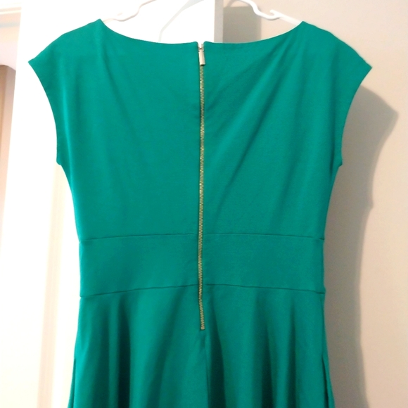 Kate Spade Womens Turquoise and Navy Dress Sz M W/Pockets - Picture 9 of 11